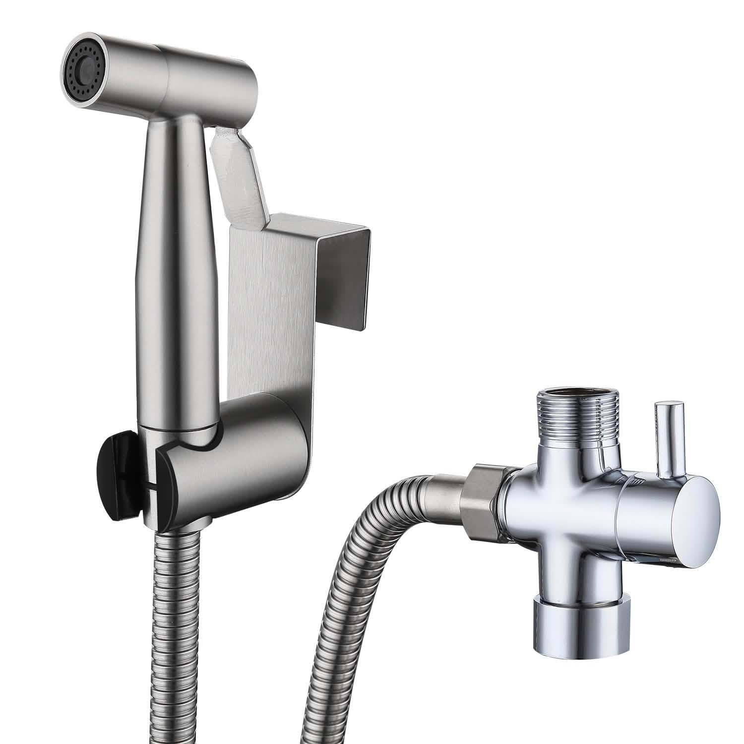 Handheld Bidet Sprayer – Stainless Steel