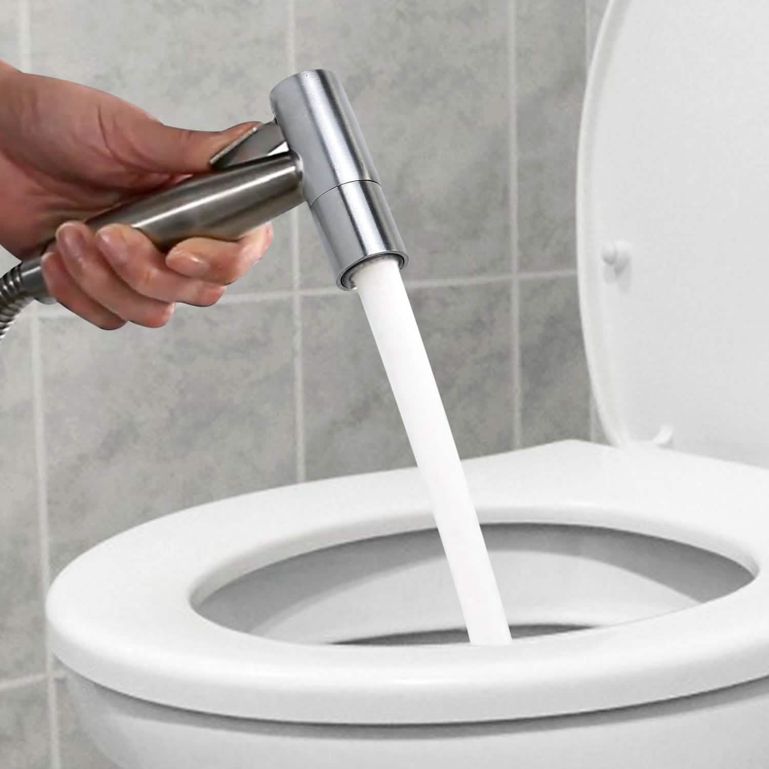 Handheld Bidet Sprayer – Stainless Steel