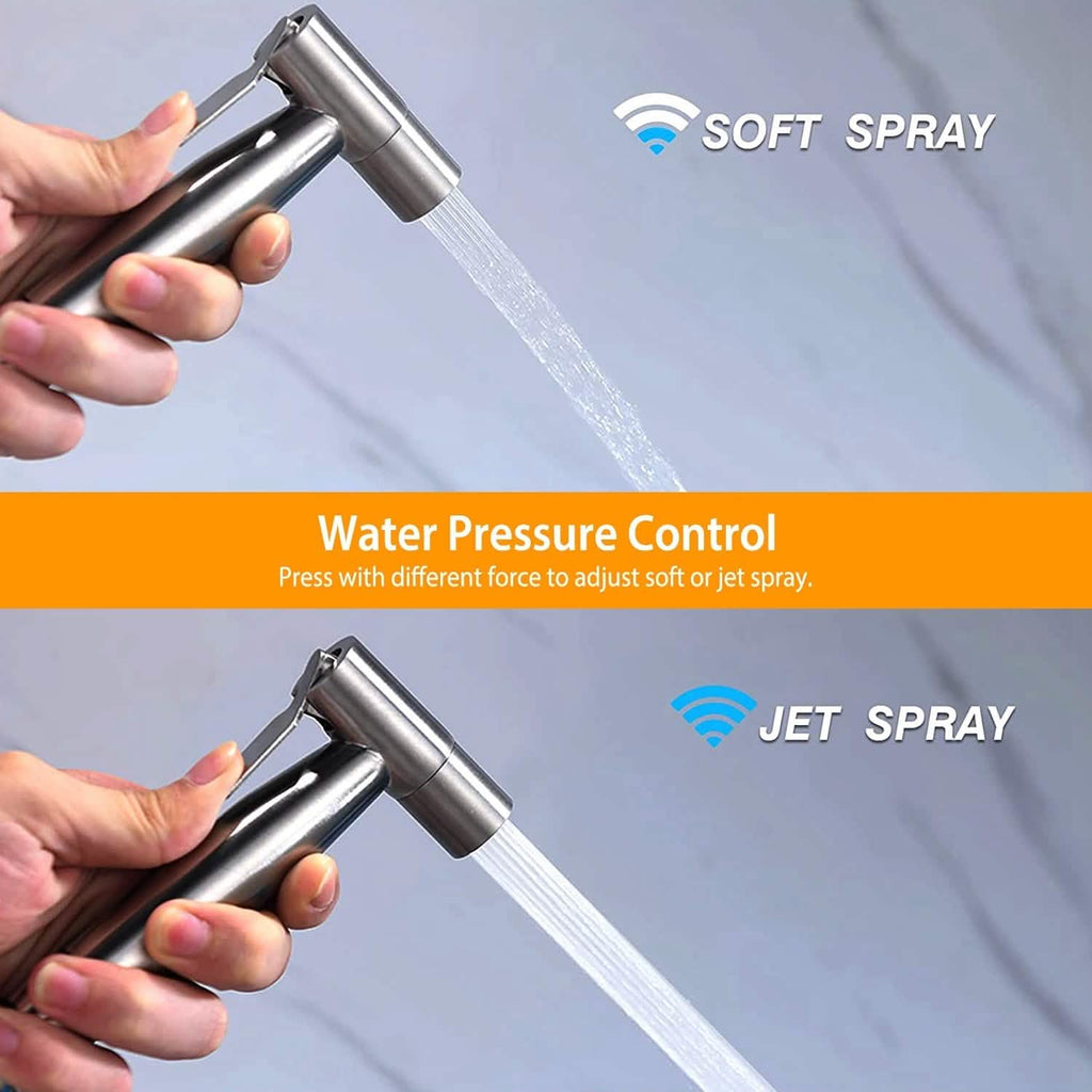 Handheld Bidet Sprayer – Stainless Steel